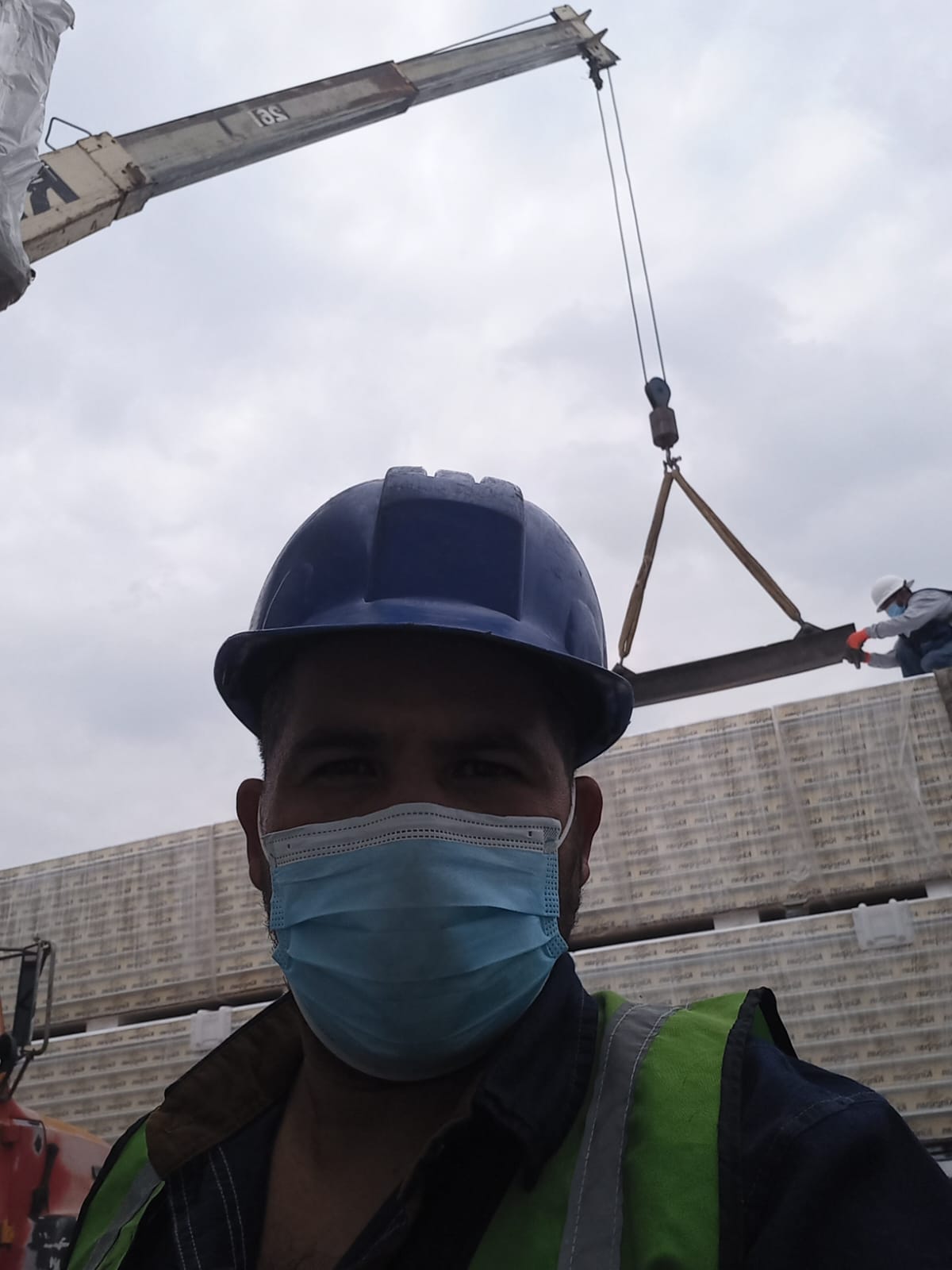 Maniobra con grúa