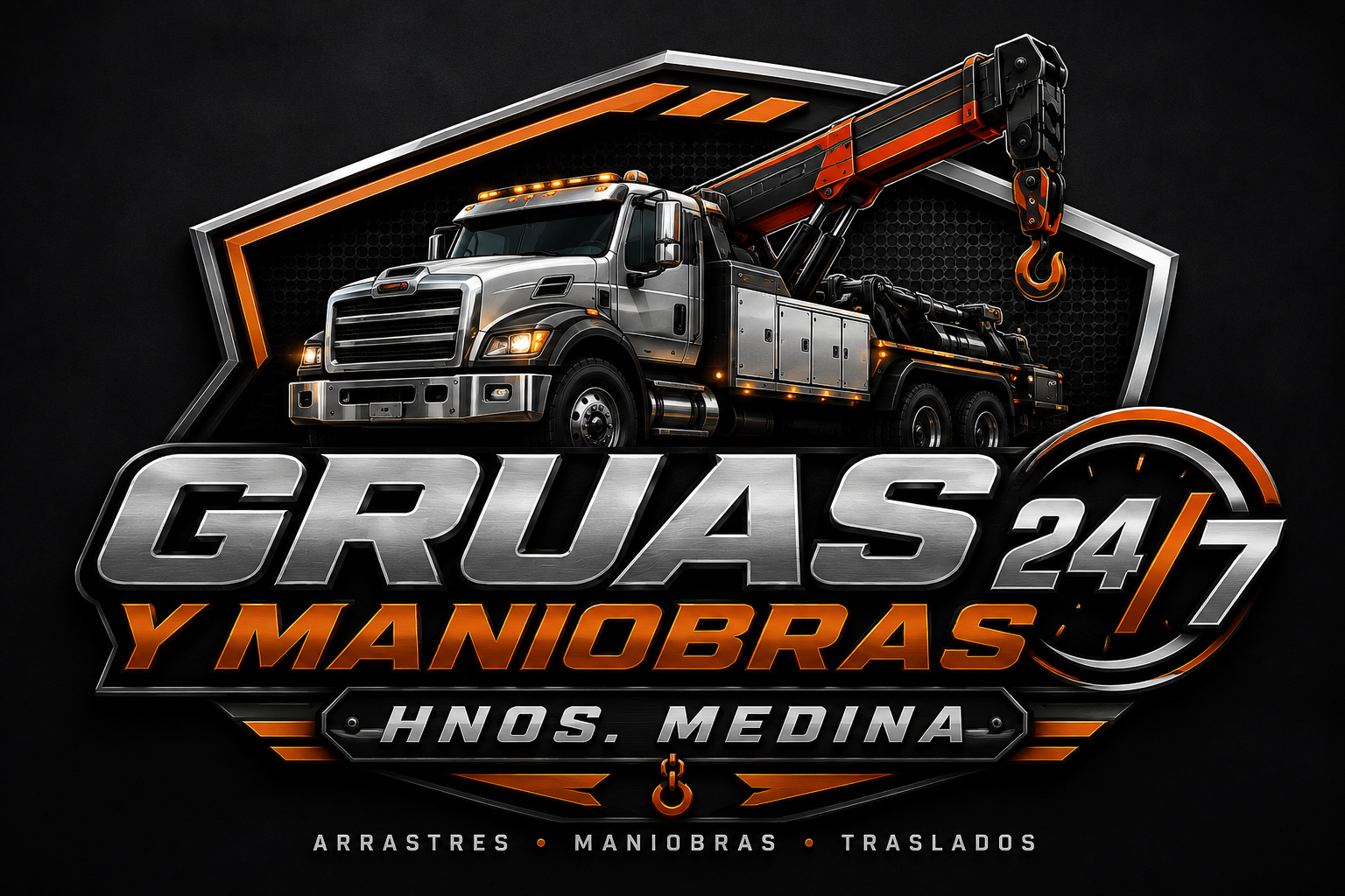 Grúas y Maniobras 24/7 Hnos. Medina